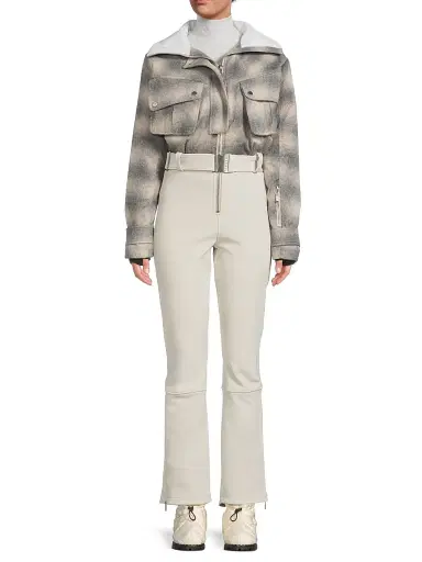 Cordova Women's Telluride Ski Suit - Plaid Smoke Stone | Thumbnail 2 Cordova Women's Telluride Ski Suit - Plaid Smoke Stone | Thumbnail 2