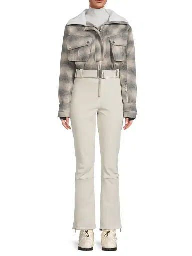 Cordova Women's Telluride Ski Suit - Plaid Smoke Stone | Thumbnail 3 Cordova Women's Telluride Ski Suit - Plaid Smoke Stone | Thumbnail 3