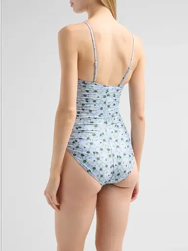VERANDAH Women's Ammama Floral Ruched One-Piece Swimsuit - Ice Blue - Size XL | Thumbnail 3 VERANDAH Women's Ammama Floral Ruched One-Piece Swimsuit - Ice Blue - Size XL | Thumbnail 3