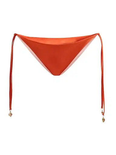 VERANDAH Women's Ammama Reversible String Bikini Bottoms - Vermillion And Blush - Size Large | Thumbnail 1 VERANDAH Women's Ammama Reversible String Bikini Bottoms - Vermillion And Blush - Size Large | Thumbnail 1