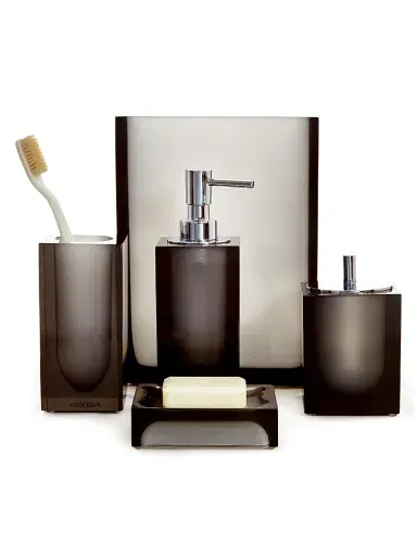 Jonathan Adler Hollywood Acrylic Soap Dispenser - Smoke | Thumbnail 4 Jonathan Adler Hollywood Acrylic Soap Dispenser - Smoke | Thumbnail 4