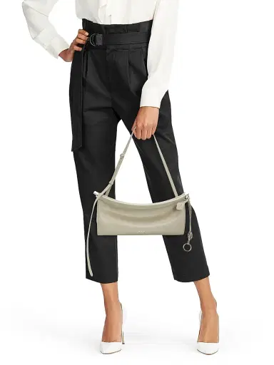 Alaïa Women's Le Click East West Leather Shoulder Bag | Thumbnail 2 Alaïa Women's Le Click East West Leather Shoulder Bag | Thumbnail 2