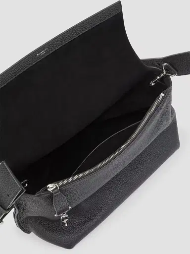 Givenchy Men's Fold Bag in Grained Leather - Black | Thumbnail 5 Givenchy Men's Fold Bag in Grained Leather - Black | Thumbnail 5