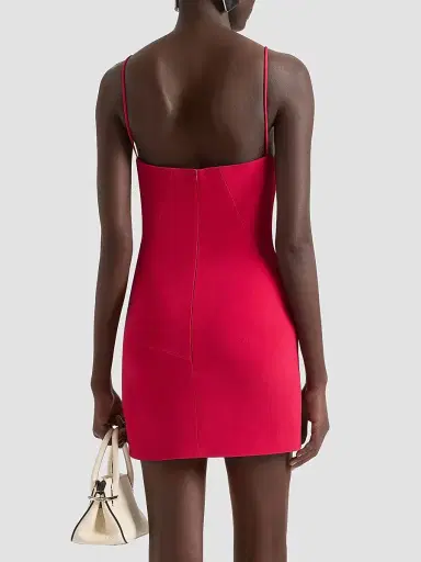 Givenchy Women's Sliced Mini Dress in Crepe Cady | Thumbnail 5 Givenchy Women's Sliced Mini Dress in Crepe Cady | Thumbnail 5