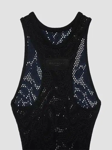 Givenchy Women's Maxi Dress in Knitted Floral Lace - Black - Size XS | Thumbnail 4 Givenchy Women's Maxi Dress in Knitted Floral Lace - Black - Size XS | Thumbnail 4