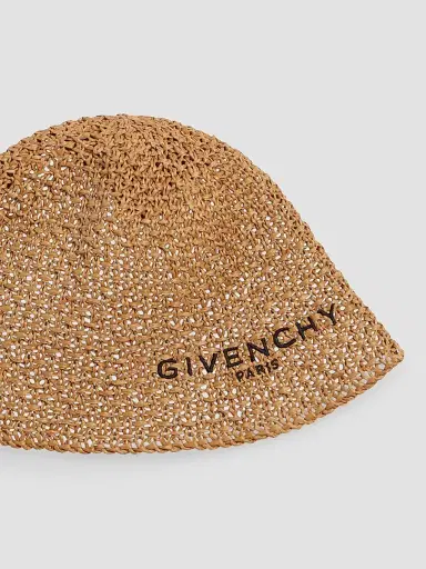 Givenchy Women's Raffia-Effect Bob Hat - Beige | Thumbnail 3 Givenchy Women's Raffia-Effect Bob Hat - Beige | Thumbnail 3