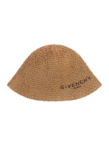 Givenchy Women's Raffia-Effect Bob Hat - Beige | Thumbnail 1 Givenchy Women's Raffia-Effect Bob Hat - Beige | Thumbnail 1