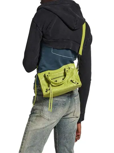 Balenciaga Women's Le City Mini Top Handle Bag - Pistache | Thumbnail 2 Balenciaga Women's Le City Mini Top Handle Bag - Pistache | Thumbnail 2