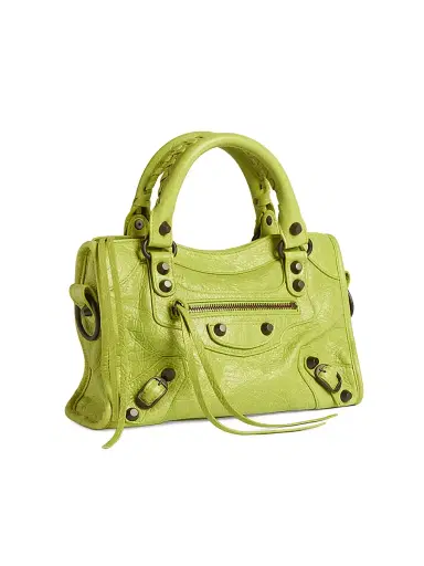 Balenciaga Women's Le City Mini Top Handle Bag - Pistache | Thumbnail 4 Balenciaga Women's Le City Mini Top Handle Bag - Pistache | Thumbnail 4