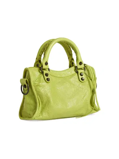 Balenciaga Women's Le City Mini Top Handle Bag - Pistache | Thumbnail 5 Balenciaga Women's Le City Mini Top Handle Bag - Pistache | Thumbnail 5