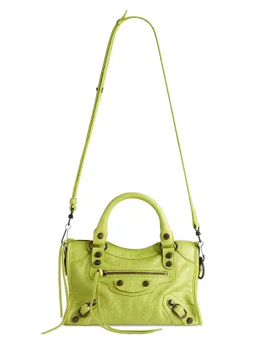 Balenciaga Women's Le City Mini Top Handle Bag - Pistache | Thumbnail 6 Balenciaga Women's Le City Mini Top Handle Bag - Pistache | Thumbnail 6