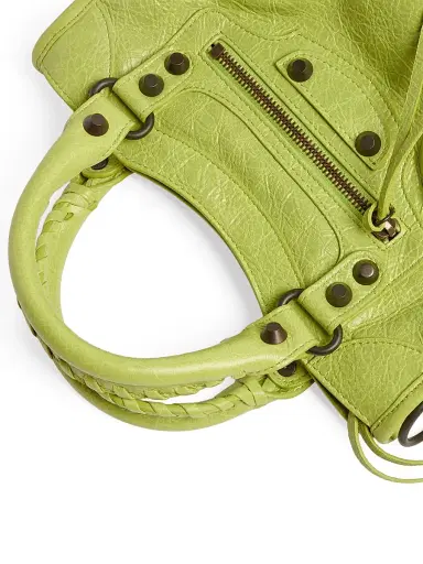 Balenciaga Women's Le City Mini Top Handle Bag - Pistache | Thumbnail 8 Balenciaga Women's Le City Mini Top Handle Bag - Pistache | Thumbnail 8