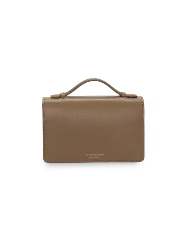 Victoria Beckham Women's Dorian Leather Shoulder Bag - Dove Grey | Thumbnail 2 Victoria Beckham Women's Dorian Leather Shoulder Bag - Dove Grey | Thumbnail 2