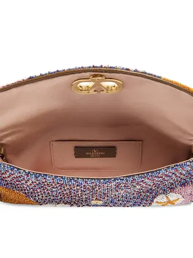 Valentino Garavani Women's Devain Embroidered Shoulder Bag | Thumbnail 5 Valentino Garavani Women's Devain Embroidered Shoulder Bag | Thumbnail 5