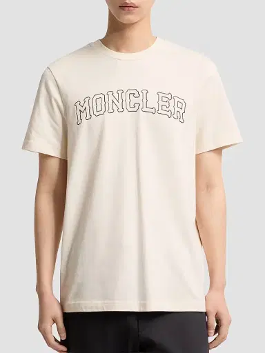 Moncler Men's Crewneck T-Shirt in Cotton - | Thumbnail 2 Moncler Men's Crewneck T-Shirt in Cotton - | Thumbnail 2