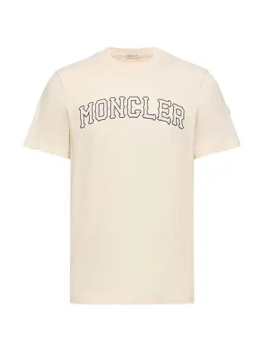 Moncler Men's Crewneck T-Shirt in Cotton - | Thumbnail 1 Moncler Men's Crewneck T-Shirt in Cotton - | Thumbnail 1