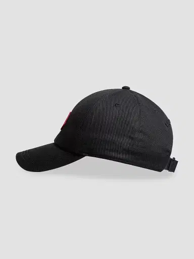 Moncler Men's Baseball Hat in Cotton Gabardine - Black | Thumbnail 2 Moncler Men's Baseball Hat in Cotton Gabardine - Black | Thumbnail 2