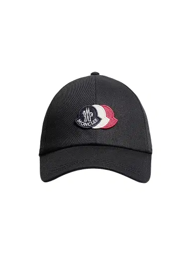 Moncler Men's Baseball Hat in Cotton Gabardine - Black | Thumbnail 1 Moncler Men's Baseball Hat in Cotton Gabardine - Black | Thumbnail 1