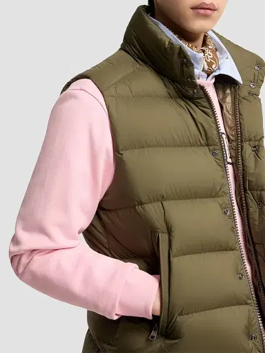 Moncler Men's Tibb Puffer Vest - Olive Green - Size XXXXXL | Thumbnail 4 Moncler Men's Tibb Puffer Vest - Olive Green - Size XXXXXL | Thumbnail 4