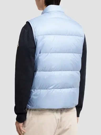 Moncler Men's Tuquerouye Puffer Vest - Light Blue | Thumbnail 3 Moncler Men's Tuquerouye Puffer Vest - Light Blue | Thumbnail 3