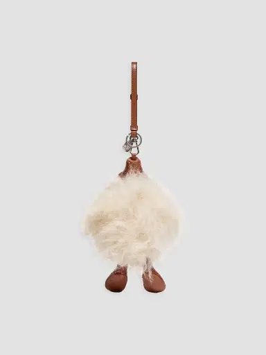 Moncler Women's MonDuck Key Ring - Light Beige | Thumbnail 2 Moncler Women's MonDuck Key Ring - Light Beige | Thumbnail 2