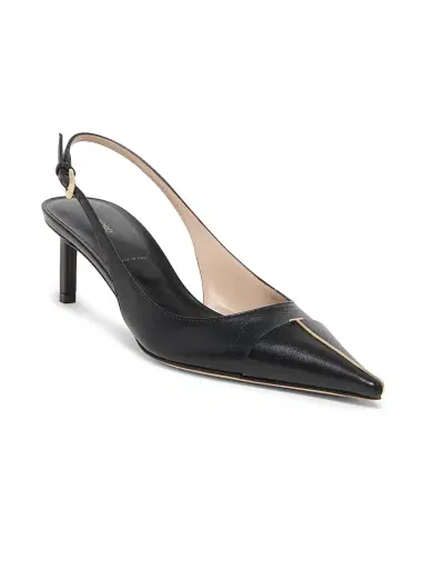 Tom Ford Women's 55MM Leather Slingback Pumps - Black - Size 8.5 | Thumbnail 2 Tom Ford Women's 55MM Leather Slingback Pumps - Black - Size 8.5 | Thumbnail 2