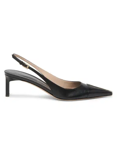 Tom Ford Women's 55MM Leather Slingback Pumps - Black - Size 8.5 | Thumbnail 1 Tom Ford Women's 55MM Leather Slingback Pumps - Black - Size 8.5 | Thumbnail 1