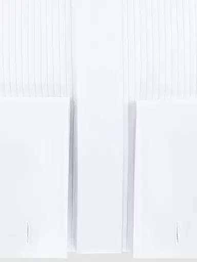 Stefano Ricci Men's Cotton Tuxedo Shirt - White | Thumbnail 3 Stefano Ricci Men's Cotton Tuxedo Shirt - White | Thumbnail 3
