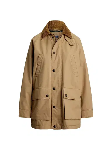 Polo Ralph Lauren Women's Cotton Utility Jacket - Vintage Khaki | Thumbnail 1 Polo Ralph Lauren Women's Cotton Utility Jacket - Vintage Khaki | Thumbnail 1