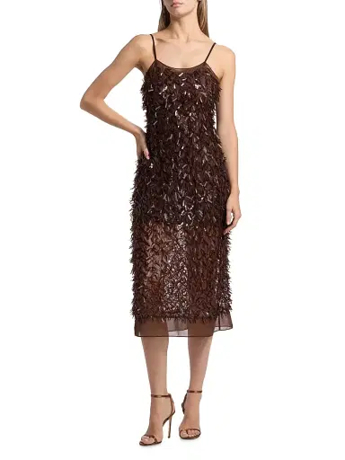 3.1 Phillip Lim Women's Mesh Sequined Midi-Slipdress | Thumbnail 3 3.1 Phillip Lim Women's Mesh Sequined Midi-Slipdress | Thumbnail 3