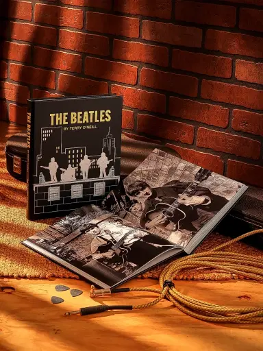 Graphic Image ''The Beatles By Terry O'Neill: The Definitive Collection'' Leather-Bound Hardcover Book | Thumbnail 6 Graphic Image ''The Beatles By Terry O'Neill: The Definitive Collection'' Leather-Bound Hardcover Book | Thumbnail 6