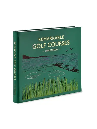 Graphic Image ''Remarkable Golf Courses: The Illustrated Guide To The World'S Most Wonderful Golf Courses'' Leather-Bound Hardcover Book | Thumbnail 2 Graphic Image ''Remarkable Golf Courses: The Illustrated Guide To The World'S Most Wonderful Golf Courses'' Leather-Bound Hardcover Book | Thumbnail 2