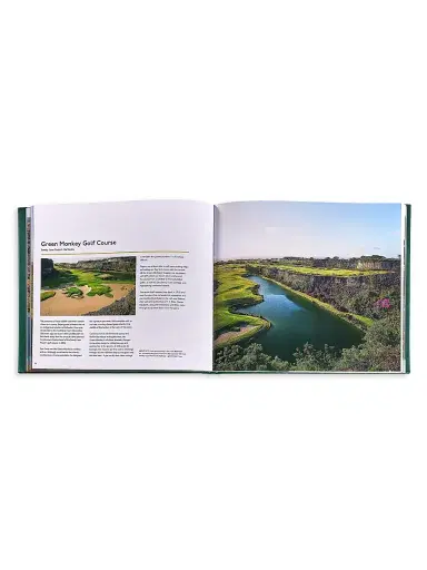 Graphic Image ''Remarkable Golf Courses: The Illustrated Guide To The World'S Most Wonderful Golf Courses'' Leather-Bound Hardcover Book | Thumbnail 5 Graphic Image ''Remarkable Golf Courses: The Illustrated Guide To The World'S Most Wonderful Golf Courses'' Leather-Bound Hardcover Book | Thumbnail 5