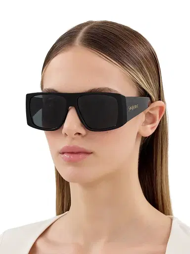 Saint Laurent Women's 57MM Rectangular Sunglasses - Black | Thumbnail 2 Saint Laurent Women's 57MM Rectangular Sunglasses - Black | Thumbnail 2