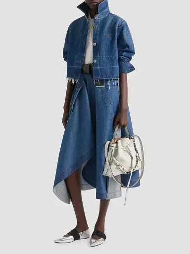 Givenchy Women's Shirt in Medium Denim - Medium Blue - Size 12 | Thumbnail 2 Givenchy Women's Shirt in Medium Denim - Medium Blue - Size 12 | Thumbnail 2