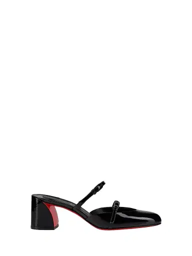 Christian Louboutin Women's Jane Nina 55MM Mules - Black | Thumbnail 1 Christian Louboutin Women's Jane Nina 55MM Mules - Black | Thumbnail 1