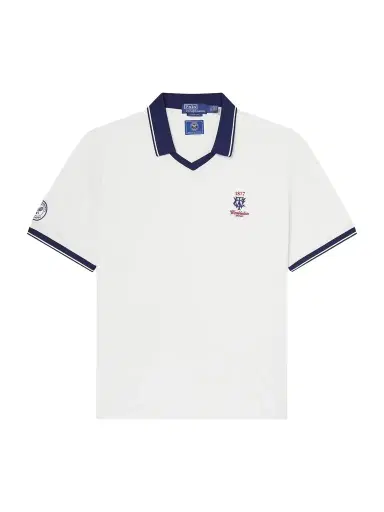 Polo Ralph Lauren Wimbledon Logo-Embroidered Piqué Polo Shirt - Men | Thumbnail 1 Polo Ralph Lauren Wimbledon Logo-Embroidered Piqué Polo Shirt - Men | Thumbnail 1