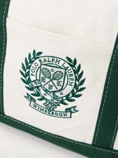 Polo Ralph Lauren Wimbledon Embroidered Large Cotton Tote Bag - Men | Thumbnail 5 Polo Ralph Lauren Wimbledon Embroidered Large Cotton Tote Bag - Men | Thumbnail 5