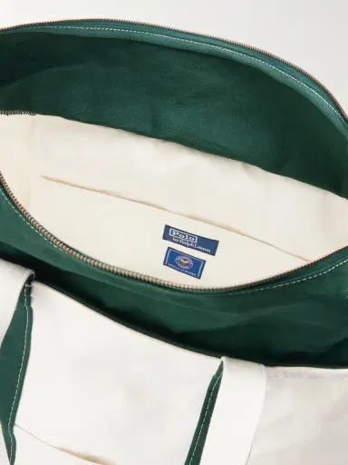 Polo Ralph Lauren Wimbledon Embroidered Large Cotton Tote Bag - Men | Thumbnail 6 Polo Ralph Lauren Wimbledon Embroidered Large Cotton Tote Bag - Men | Thumbnail 6