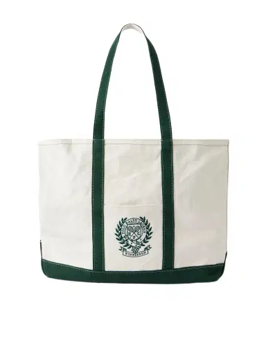 Polo Ralph Lauren Wimbledon Embroidered Large Cotton Tote Bag - Men | Thumbnail 1 Polo Ralph Lauren Wimbledon Embroidered Large Cotton Tote Bag - Men | Thumbnail 1