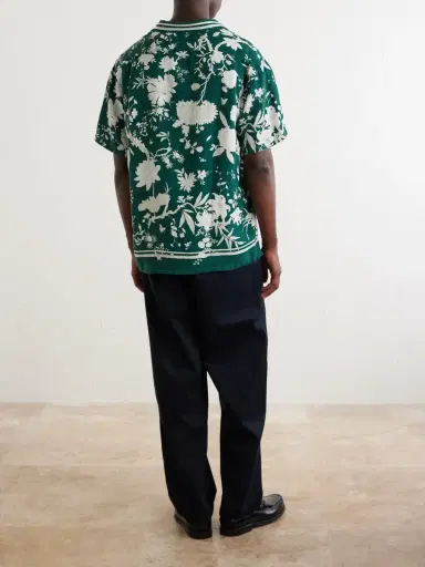 Polo Ralph Lauren Wimbledon Printed Linen and Silk-Blend Shirt - Men | Thumbnail 4 Polo Ralph Lauren Wimbledon Printed Linen and Silk-Blend Shirt - Men | Thumbnail 4
