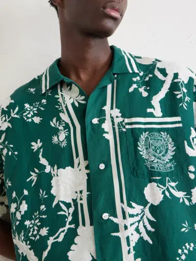 Polo Ralph Lauren Wimbledon Printed Linen and Silk-Blend Shirt - Men | Thumbnail 5 Polo Ralph Lauren Wimbledon Printed Linen and Silk-Blend Shirt - Men | Thumbnail 5