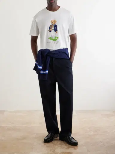 Polo Ralph Lauren Wimbledon Logo-Print Cotton-Jersey T-Shirt - Men | Thumbnail 2 Polo Ralph Lauren Wimbledon Logo-Print Cotton-Jersey T-Shirt - Men | Thumbnail 2