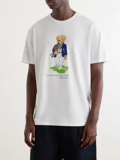 Polo Ralph Lauren Wimbledon Logo-Print Cotton-Jersey T-Shirt - Men | Thumbnail 3 Polo Ralph Lauren Wimbledon Logo-Print Cotton-Jersey T-Shirt - Men | Thumbnail 3