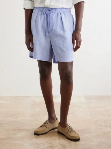Polo Ralph Lauren Wimbledon Straight-Leg Linen Shorts - Men | Thumbnail 3 Polo Ralph Lauren Wimbledon Straight-Leg Linen Shorts - Men | Thumbnail 3