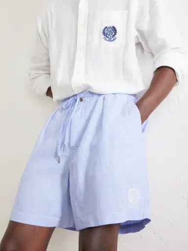 Polo Ralph Lauren Wimbledon Straight-Leg Linen Shorts - Men | Thumbnail 5 Polo Ralph Lauren Wimbledon Straight-Leg Linen Shorts - Men | Thumbnail 5