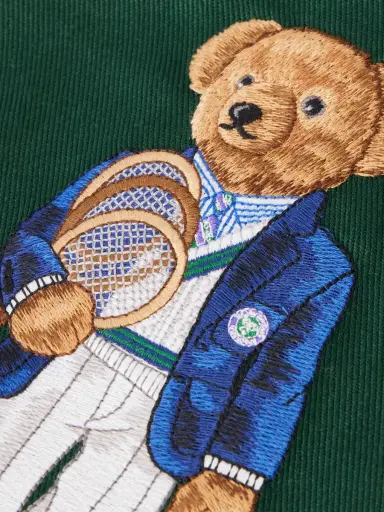 Polo Ralph Lauren Wimbledon Embroidered Leather-Trim Medium Cotton Tote Bag - Men | Thumbnail 5 Polo Ralph Lauren Wimbledon Embroidered Leather-Trim Medium Cotton Tote Bag - Men | Thumbnail 5
