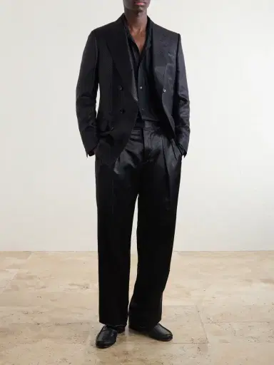 Tom Ford Silk and Cotton-Blend Shirt - Men | Thumbnail 2 Tom Ford Silk and Cotton-Blend Shirt - Men | Thumbnail 2