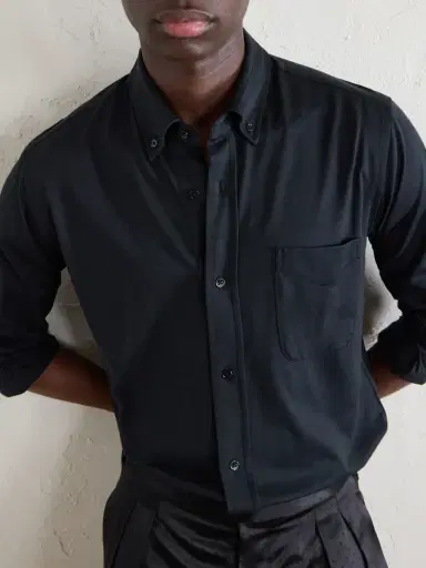 Tom Ford Silk and Cotton-Blend Shirt - Men | Thumbnail 5 Tom Ford Silk and Cotton-Blend Shirt - Men | Thumbnail 5