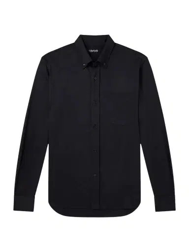 Tom Ford Silk and Cotton-Blend Shirt - Men | Thumbnail 1 Tom Ford Silk and Cotton-Blend Shirt - Men | Thumbnail 1